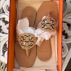 Tory Burch Miller square toe sandals